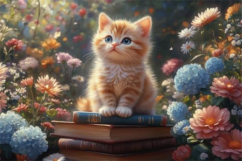 Puzzle 1000 Teile Katze Puzzle Blume Klassische Jigsaw Erwachsene Anspruchsvoll, Holzpuzzle Erwachsene, Groß Impossible Jigsaw Bastelset ab 14 Jahre für Jungen Mädchen für Wohnkultur Geschenke A-9 Puzzle 1000 Teile Katze Puzzle Blume Klassische Jigsaw Erwachsene Anspruchsvoll, Holzpuzzle Erwachsene, Groß Impossible Jigsaw Bastelset ab 14 Jahre für Jungen Mädchen für Wohnkultur Geschenke A-9 von Jiacgrtef