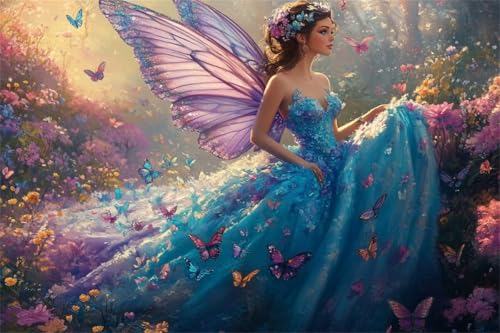 Puzzle 1500 Teile Fee Puzzle Schmetterling Holzpuzzle Erwachsene Klassische Jigsaw Erwachsene, Challenging Game Wooden Jigsaw Bastelset ab 14 Jahre für Jungen Mädchen für Wohnkultur Geschenke J-4 Puzzle 1500 Teile Fee Puzzle Schmetterling Holzpuzzle Erwachsene Klassische Jigsaw Erwachsene, Challenging Game Wooden Jigsaw Bastelset ab 14 Jahre für Jungen Mädchen für Wohnkultur Geschenke J-4 von Jiacgrtef