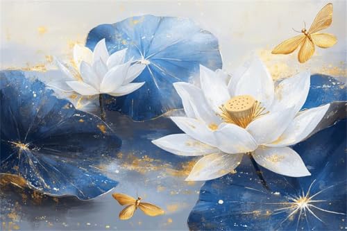 Puzzle Blume Puzzle 100 Teile Lotus Holzpuzzle Erwachsene, Premium Quality Klassische Wooden Lernspiel, Kreative Unterhaltung, Spaß Jigsaw ab 2 3 4 5 6 Jahre Jungen, Ideal Als Wandbild Geschenk C-9 von Jiacgrtef