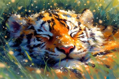 Puzzle Tiger Puzzle 100 Teile Niedlich Holzpuzzle Erwachsene, Premium Quality Klassische Wooden Lernspiel, Kreative Unterhaltung, Spaß Jigsaw ab 2 3 4 5 6 Jahre Jungen, Ideal Als Wandbild Geschenk R-7 von Jiacgrtef