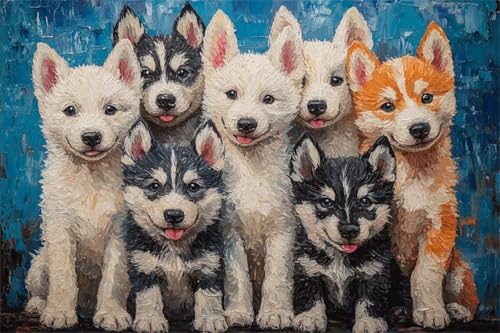 Puzzle Wolf Puzzle 300 Teile Hund Holzpuzzle Erwachsene, Premium Quality Klassische Wooden Lernspiel, Kreative Unterhaltung, Spaß Jigsaw ab 2 3 4 5 6 Jahre Jungen, Ideal Als Wandbild Geschenk L-4 von Jiacgrtef