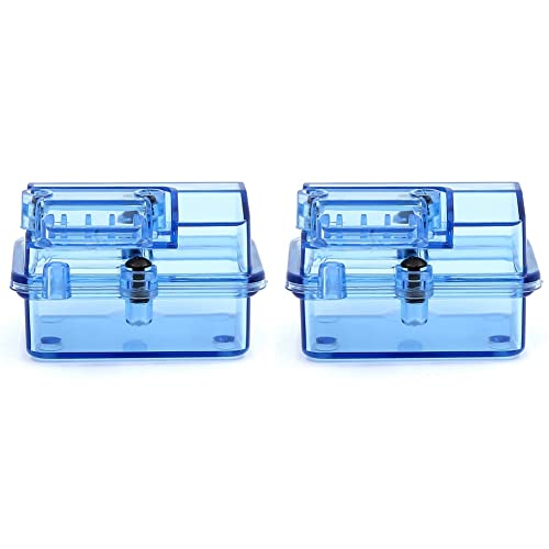 Jialouboo 2X Kunststoff Wasserdichter Empfänger Empfang Box für Huanqi 727 / Slash RC Auto Upgrade Teile von Jialouboo