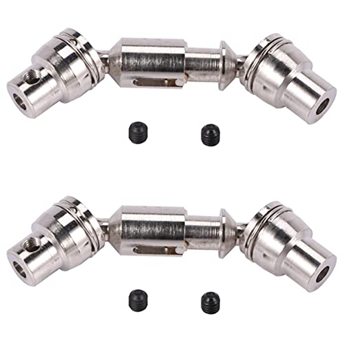 Jialouboo 2X Upgrade Teil Metall Achse Shaft Set für 1/16 6WD B16 von Jialouboo