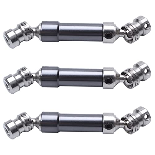 Jialouboo 3 Stücke Metall Hinten Mitte Antriebswelle Cvd Getriebewelle für 1:12 12428 12423 Titanium von Jialouboo