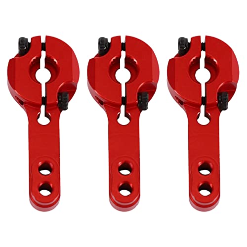 Jialouboo 3X 25 T 35 mm Zähne Zahn Lenkung Halb Servo Arm Horn für 1/8 1/10 RC Auto Boot für Redcat Axial von Jialouboo