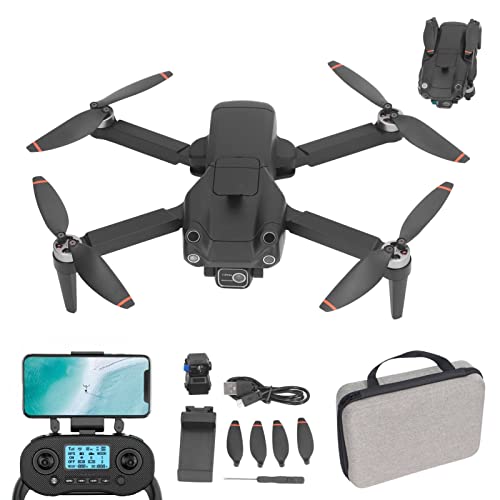 FPV-Drohnen, 2160P-GPS-Drohne mit 4K-Dual-Kameras, Intelligenter 5G-WiFi-Übertragung RC-Quadcopter, Faltbare Luftdrohne mit Bürstenlosem Motor, 90° Verstellbares Objektiv (Mit Hindernisvermeidung) von Jiawu