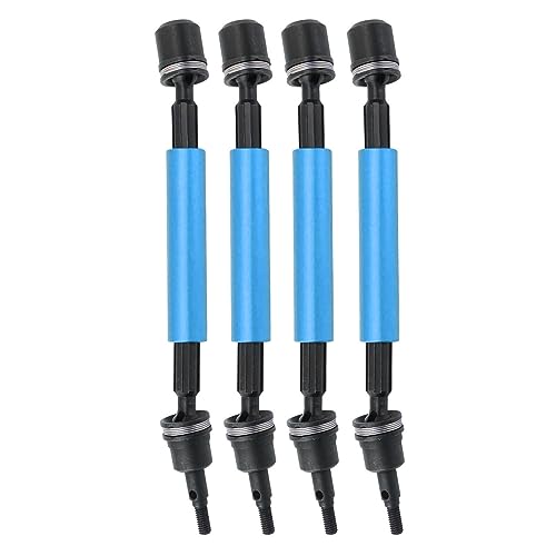 Jiawu RC -Antriebswelle, RC -Antriebswelle Achse Tragbares Universelles Stahl Aluminiumlegierung Rostbricht mit Stecker für 1/10 (Blue) von Jiawu