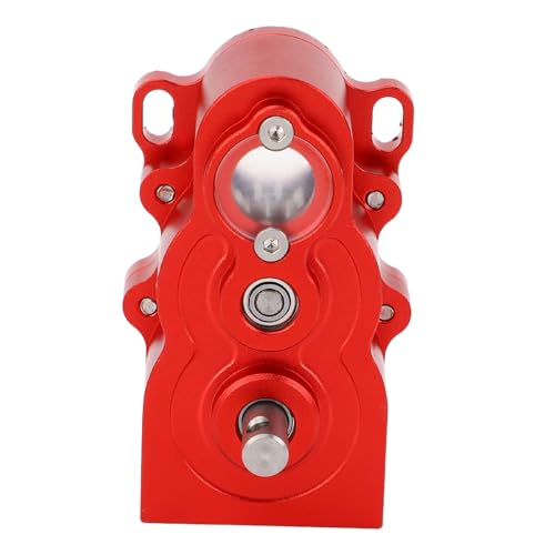 Jiawu RC -Auto -tandwielbox, Flexible Effiziente Getriebe RC -CAR Motorwheelbox Compact für den Austausch (Rot) von Jiawu