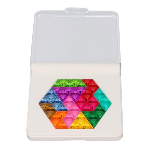 Tangram Puzzle, Brettspiele Verbessern das Interesse des Logischen Denkens Tangram Training Puzzle Toy für das Haus (Hexagonal) von Jiawu