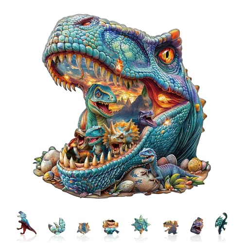 Jigfoxy Holzpuzzle Erwachsene, Dinosaurier Holz Puzzle Erwachsen, einzigartiges Holztierpuzzle, Familie und Freunde L-34 * 32.8cm-230pcs Jigfoxy Holzpuzzle Erwachsene, Dinosaurier Holz Puzzle Erwachsen, einzigartiges Holztierpuzzle, Familie und Freunde L-34 * 32.8cm-230pcs von Jigfoxy