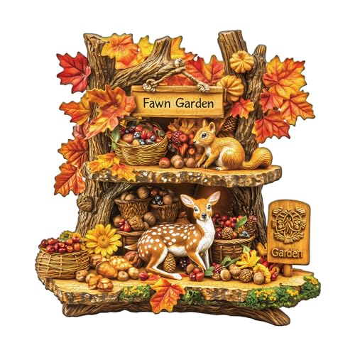 Jigfoxy Holzpuzzle Erwachsene, Fawn Garden Eule Holz Puzzle Erwachsen, einzigartiges Holztierpuzzle, Familie und Freunde L-34 * 32.9cm-250pcs Jigfoxy Holzpuzzle Erwachsene, Fawn Garden Eule Holz Puzzle Erwachsen, einzigartiges Holztierpuzzle, Familie und Freunde L-34 * 32.9cm-250pcs von Jigfoxy