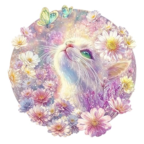 Jigfoxy Holzpuzzle Erwachsene, Katze Holz Puzzle Erwachsen, einzigartiges Holztierpuzzle, Familie und Freunde L-32.8 * 34cm-299pcs Jigfoxy Holzpuzzle Erwachsene, Katze Holz Puzzle Erwachsen, einzigartiges Holztierpuzzle, Familie und Freunde L-32.8 * 34cm-299pcs von Jigfoxy