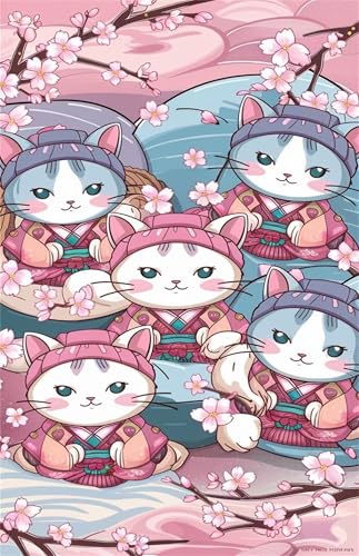 Puzzle 2000 Teile für Erwachsene Cartoon Blumenkatze Impossible Game Pädagogisches Spiel Herausforderndes Rätsel 2000 Teile Puzzles 100 x 70 cm Puzzle 2000 Teile für Erwachsene Cartoon Blumenkatze Impossible Game Pädagogisches Spiel Herausforderndes Rätsel 2000 Teile Puzzles 100 x 70 cm von Jiian