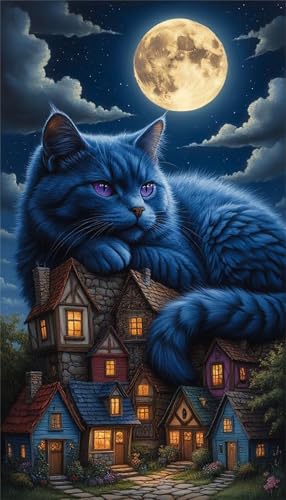 Puzzle 2000 Teile für Erwachsene Mondkatzenhaus Impossible Game Pädagogisches Spiel Herausforderndes Rätsel 2000 Teile Puzzles 100 x 70 cm Puzzle 2000 Teile für Erwachsene Mondkatzenhaus Impossible Game Pädagogisches Spiel Herausforderndes Rätsel 2000 Teile Puzzles 100 x 70 cm von Jiian