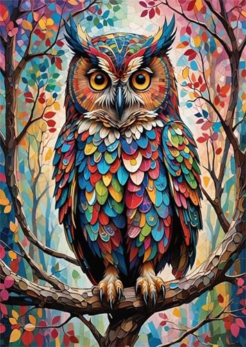 Puzzle 70 Teile für Erwachsene Bunte Eule Impossible Game Pädagogisches Spiel Herausforderndes Rätsel 70 Teile Puzzles 20 x 15 cm Puzzle 70 Teile für Erwachsene Bunte Eule Impossible Game Pädagogisches Spiel Herausforderndes Rätsel 70 Teile Puzzles 20 x 15 cm von Jiian