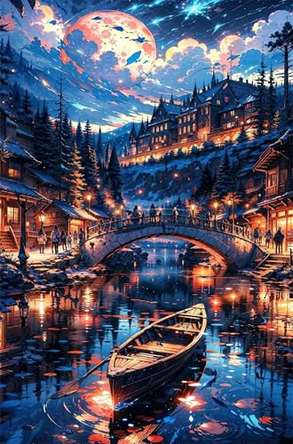 Puzzle 70 Teile für Erwachsene Mondschloss Fluss Impossible Game Pädagogisches Spiel Herausforderndes Rätsel 70 Teile Puzzles 20 x 15 cm Puzzle 70 Teile für Erwachsene Mondschloss Fluss Impossible Game Pädagogisches Spiel Herausforderndes Rätsel 70 Teile Puzzles 20 x 15 cm von Jiian