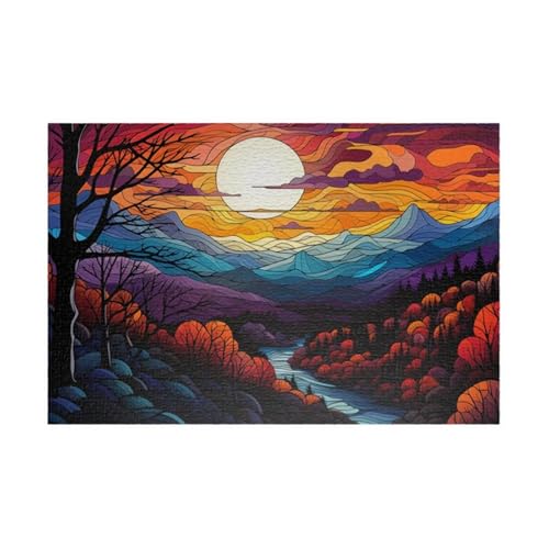 Puzzles für Erwachsene 120 Teile Mond Berg Bäume 25 x 20 cm Puzzle Erwachsene Klassische Puzzles Pädagogisches Spiel Impossible Herausforderung 120 Teile Puzzle Puzzles für Erwachsene 120 Teile Mond Berg Bäume 25 x 20 cm Puzzle Erwachsene Klassische Puzzles Pädagogisches Spiel Impossible Herausforderung 120 Teile Puzzle von Jiian