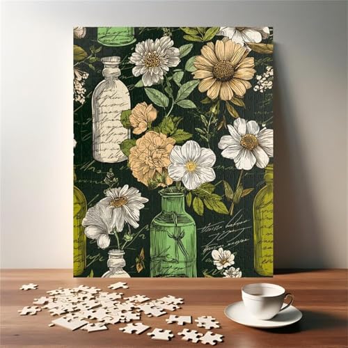Puzzles für Erwachsene 70 Teile Blumenflasche 20 x 15 cm Puzzle Erwachsene Klassische Puzzles Pädagogisches Spiel Impossible Herausforderung 70 Teile Puzzle Puzzles für Erwachsene 70 Teile Blumenflasche 20 x 15 cm Puzzle Erwachsene Klassische Puzzles Pädagogisches Spiel Impossible Herausforderung 70 Teile Puzzle von Jiian