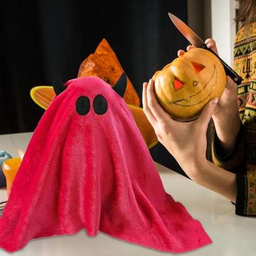 Jiimhte Geister Plüschtier, 30cm Geister Stofftier Halloween Gespenst Plüschtier Süße Stoffpuppe Geister-lustiger Plüsch Kuscheliges Kleines Plüschtier Kuschelige Plüschpuppen von Jiimhte