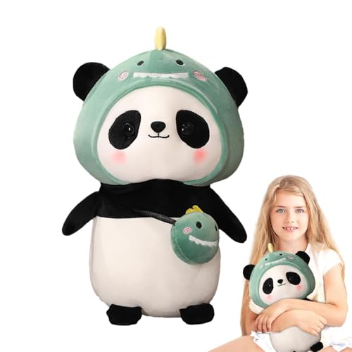 Jiimhte Panda Stofftier,11,8-Zoll-Plüschtier-Panda-Geschenke | Entzückende tierische Bequeme Plüschtiere, Simulation gefüllte Plüschtiere Panda-Puppe für Kindergeburtstagsgeschenk von Jiimhte