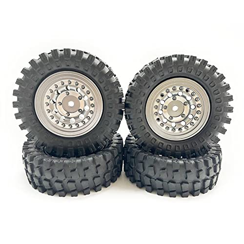 Jiklophg 55 Mm 360,3-Beadlock-Radreifen mit Messingring für 1/24 RC Crawler Car Axial SCX24 FMS FCX24 Enduro24 Upgrades,2 von Jiklophg