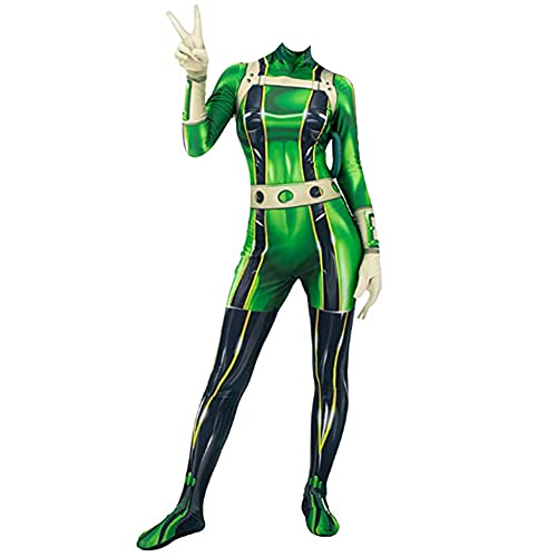 Asui Tsuyu Cosplay Kostüm Anime My Hero Academia Grün Bodysuit Jumpsuit für Halloween Erwachsene Outfits Asui Tsuyu Cosplay Kostüm Anime My Hero Academia Grün Bodysuit Jumpsuit für Halloween Erwachsene Outfits von Jilijia