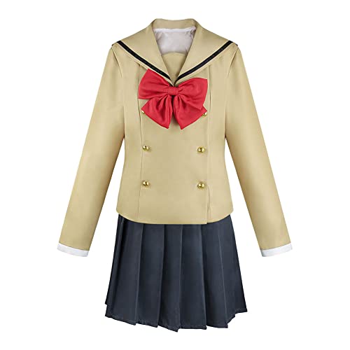 Bocchi The Rock Cosplay Kostüm Kita Ikuyo Schuluniform JK Uniform Matrosenanzug Komplettes Set Halloween Outfits für Anime-Fans von Jilijia