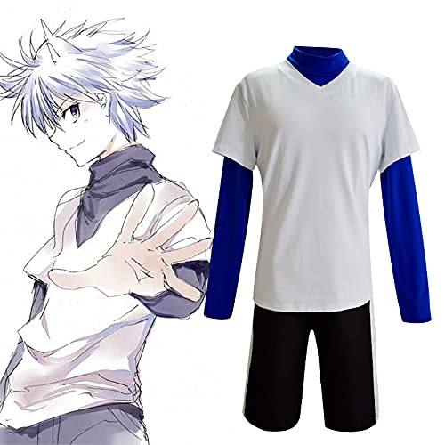 Hunter × Hunter Unisex Killua Zoldyck Uniform Cosplay Kostüm Halloween, Killua Zoldyck, S von Jilijia