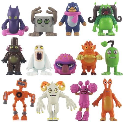 Jilijia 13 Pcs My Singing Monsters Mini Figures Set 4.5-9cm Game Characters Model Q Version Figure Collection Cake Decoration Gift von Jilijia