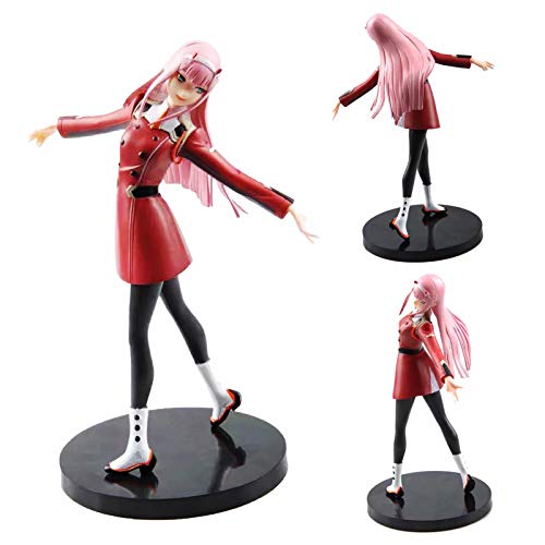 Jilijia 21 cm Anime Darling in The FranXX Zero Two Action-Figur Version Statue Dekoration Modell Figur Cute Beautiful Girl Series von Jilijia