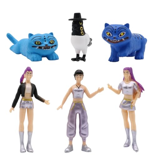 Jilijia 6 Stück/Set Rumi Zoey Mira Tiger Vögel Actionfigur Anime Mini Figur PVC Cartoon Charakter Modell Anime Merch Statue Geschenke für Fans Jilijia 6 Stück/Set Rumi Zoey Mira Tiger Vögel Actionfigur Anime Mini Figur PVC Cartoon Charakter Modell Anime Merch Statue Geschenke für Fans von Jilijia