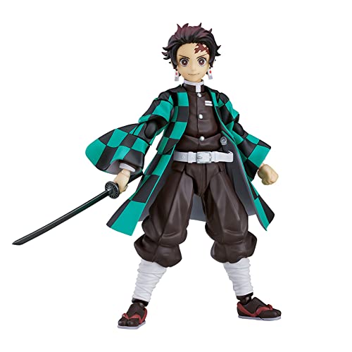 Jilijia Anime Agatsuma Zenitsu Figur Kamado Nezuko/Kamado Tanjiro Clayman Figuren Changeable Face Movable Action Model Statue Ornamente für Fans Geschenke von Jilijia