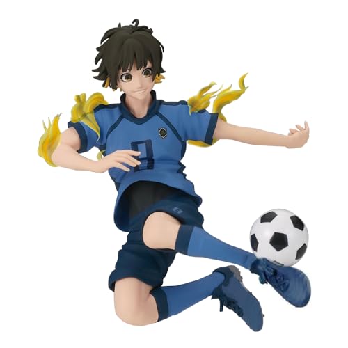 Jilijia Anime Blue Lock Bachira Meguru Actionfigur PVC Fußball Position Charakter Modell Sammlung Statue Tischdekorationen Geschenk 12 cm von Jilijia