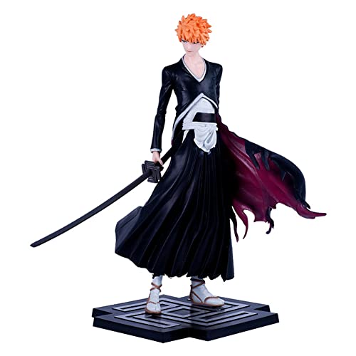 Jilijia Anime Figur Kurosaki Ichigo Figur Stehende Position Modell PVC Action Figur Desktop Ornaments Collectibles Spielzeug Geschenk 20.5CM von Jilijia