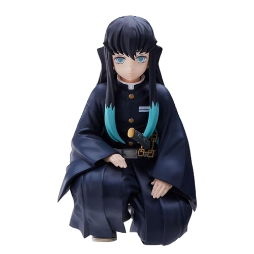 Jilijia Anime Figur Statue - 13 cm Tokitou Muichirou Hockende Position Model PVC Figurensammlung Geburtstagsgeschenk für Ornamente Schreibtischdekoration von Jilijia