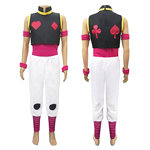 Jilijia Anime Hisoka Cosplay Kostüm Full Set Cartoon Charakter Halloween Outfits Karneval Cosplay Verkleidung von Jilijia