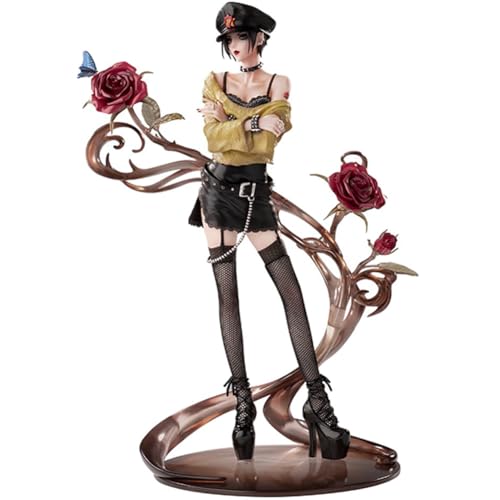 Jilijia Anime Illustration Beauty Series Statue, Komatsu Nana/Osaki Nana Original Painting Figure Standing Position Scene Model Collection Ornaments von Jilijia