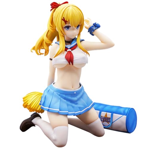 Jilijia Anime Illustration Mädchen Figur Mizuhara Maria Figur Cheerleader Matrosen Model kniend Austauschbare Teile Original Kunst Malerei Figur von Jilijia