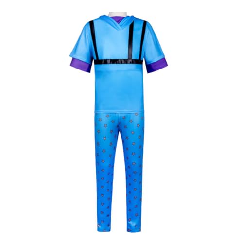 Jilijia Anime JJBA Cosplay Jodio Johnny Kostüm Herren Blau Uniform Anzug Komplettset Anime Charakter Rollenspiel Outfits für Halloween Karneval Party Jilijia Anime JJBA Cosplay Jodio Johnny Kostüm Herren Blau Uniform Anzug Komplettset Anime Charakter Rollenspiel Outfits für Halloween Karneval Party von Jilijia