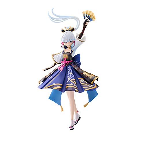 Jilijia Anime Kamisato Ayaka Figure Lumine/Aether/Barbara/Ganyu Action Figuren PVC Cartoon Kämpfen, Sitzen, Stehende Haltung Figur Spielzeug Modell Statue Ornament von Jilijia