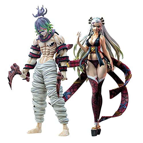 Jilijia Anime Kochou Shinobu Uzui Tengen Figur Daki/Gyutaro Modell Statue Puppe Sammlung Figur Stehposition Anime Figuren von Jilijia