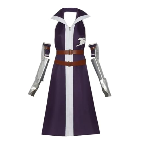 Jilijia Anime-Kostüm, Erza Scarlet, Cosplay-Outfits, grauer Vollbuster, Cosplay-Uniform, komplettes Set mit Perücke, Halloween, Rollenspiel, für Damen und Herren Jilijia Anime-Kostüm, Erza Scarlet, Cosplay-Outfits, grauer Vollbuster, Cosplay-Uniform, komplettes Set mit Perücke, Halloween, Rollenspiel, für Damen und Herren von Jilijia