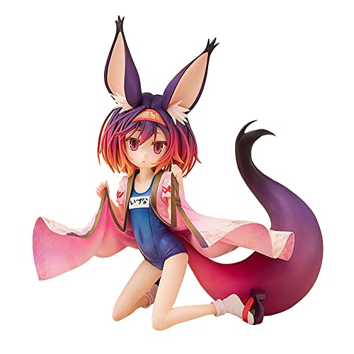 Jilijia Anime No Game No Life Figur Hatsuse Izuna Actionfigur 20 cm PVC Bademode Haltungsfigur Modell niedliche Mädchen Statue Home Desktop Ornamente Geschenke von Jilijia