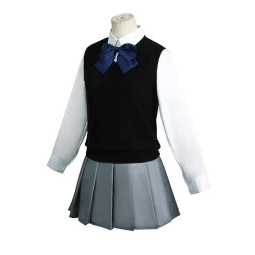 Jilijia Anime Oshi no Ko Cosplay Kostüm Cartoon Mädchen Charakter Akane Kurokawa Cosplay Kostüm Akane Kurokawa Halloween Verkleidung Komplettes Set von Jilijia