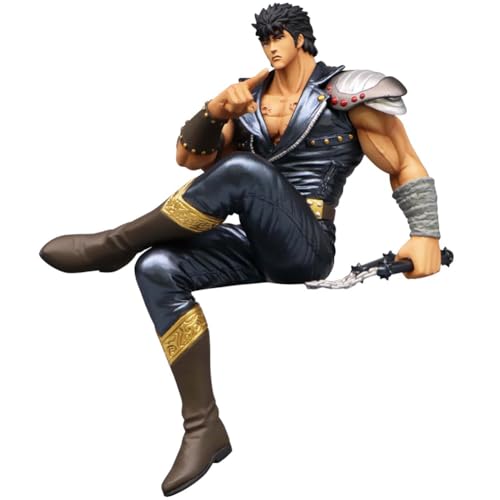 Jilijia Anime RaohToki Figur Kenshiro Figur Kenshiro Noodle Stopper Figur Muskulöser Mann Actionfigur Desktop Ornamente von Jilijia