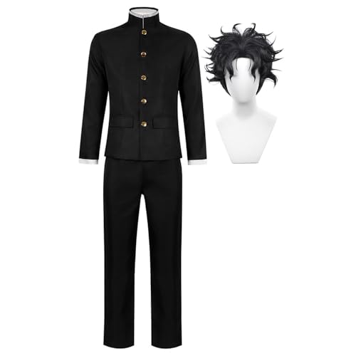 Jilijia Anime Takakura Ken Cosplay Kostüm Komplettes Set Okarun Schuluniform All Black Kostüm Halloween Outfits Karneval Cosplay Jilijia Anime Takakura Ken Cosplay Kostüm Komplettes Set Okarun Schuluniform All Black Kostüm Halloween Outfits Karneval Cosplay von Jilijia