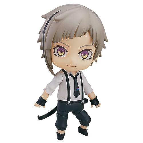 Jilijia Bungo Stray Dogs Actionfigur, 10 cm, Nakajima Atsushi Q-Version, Clayman-Figur, wechselndes Gesicht, bewegliche Gelenke, Charaktermodell, Sammlerstücke, Dekoration von Jilijia