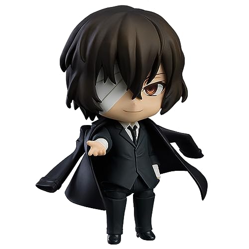 Jilijia Bungo Stray Dogs Actionfigur Nakahara Chuuya/Dazai Osamu/Akutagawa Ryunosuke Q Version Clayman Figur Ändern Gesicht Bewegliche Gelenke Charakter Modell Sammlerstücke Dekoration von Jilijia