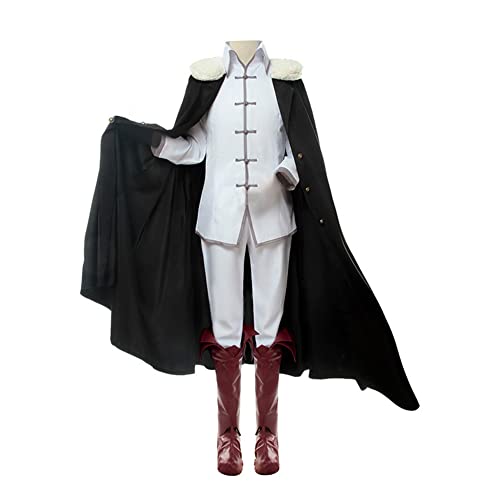 Jilijia Bungo Stray Dogs Cosplay Kostüm Feodore D Cosplay Uniform mit Cape Komplettset Halloween Outfits Anime Rollenspiel Faschingskostüm von Jilijia