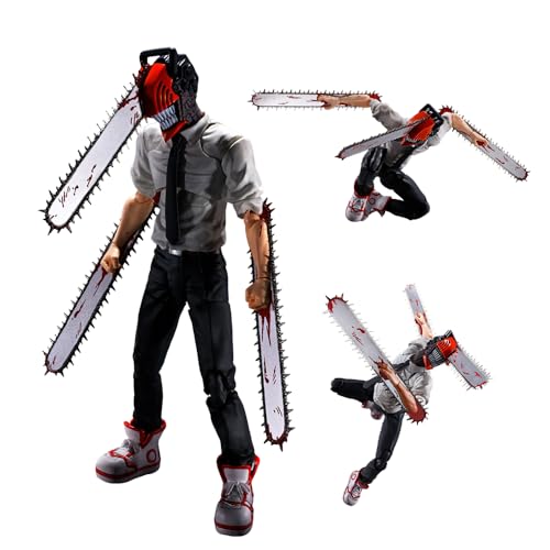 Jilijia Denji Figur Anime Action Figur Bewegliche Gelenke Charakter Modell mit Austauschbaren Accessoires Kampfhaltung Denji Statue Sammlerornamente 15 cm Jilijia Denji Figur Anime Action Figur Bewegliche Gelenke Charakter Modell mit Austauschbaren Accessoires Kampfhaltung Denji Statue Sammlerornamente 15 cm von Jilijia